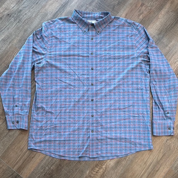 Southern Tide Men’s Size XXL Intercoastal Blue and Pink Casual Button Down Shirt - Picture 1 of 12